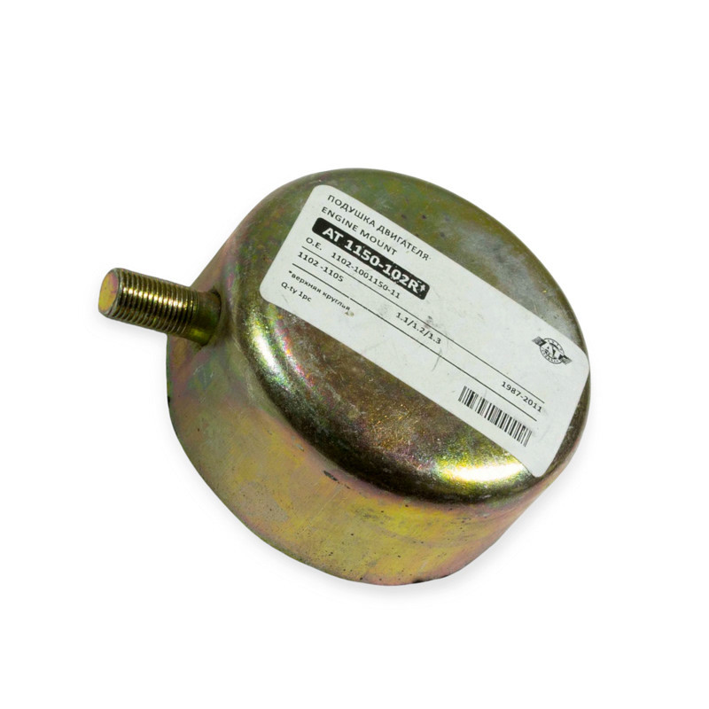 Подушка ЗАЗ 1102, 1103, 1105 Таврия верхняя круглая AT двигателя Мукачево - изображение 1