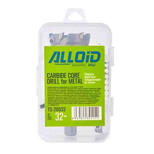 Свердло корончате твердосплавне по металу 32мм Alloid Одеса