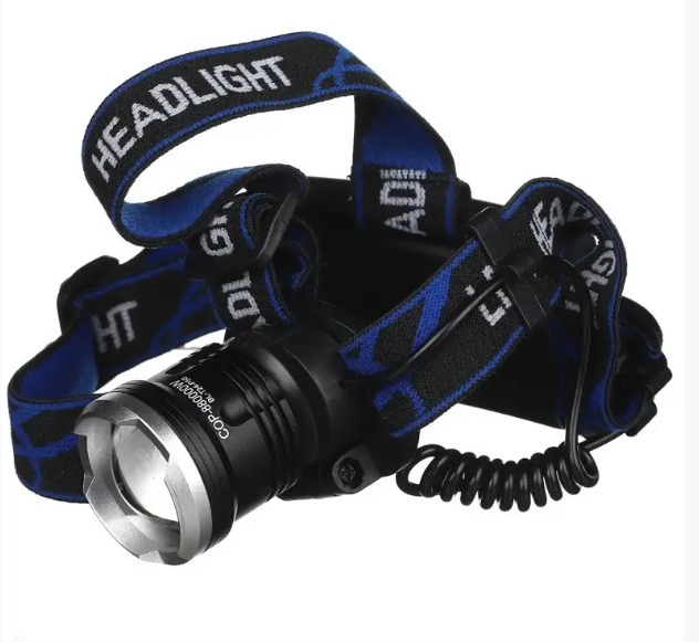 Акумуляторний налобний Ліхтарик BAILONG BL-T24-P50 ДО 20 годин роботи, 1800лм, 2 акумулятори 6809 Одеса - фото 10