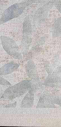 Шпалери вінілові на флізеліні Rasch Golden Hour метрове листя бірюзові на сірому Київ