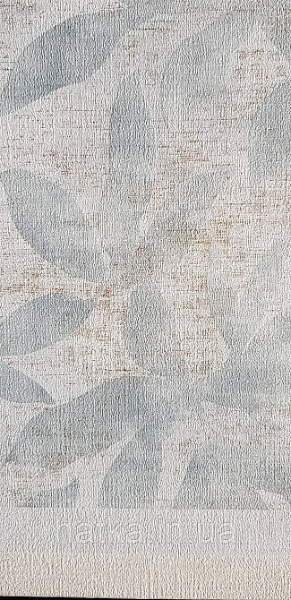 Шпалери вінілові на флізеліні Rasch Golden Hour метрове листя бірюзові на сірому Київ - фото 3