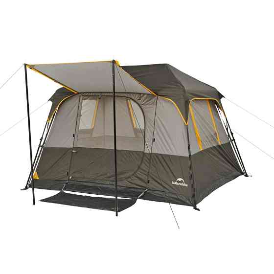 Намет чотиримісний Naturehike Cape Series 5.2 CNK2450WS037, сіро-коричневий Київ