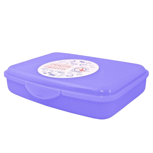 Контейнер універсальний 20*20*7,5см фіолетовий/прозорий Алеана Житомир