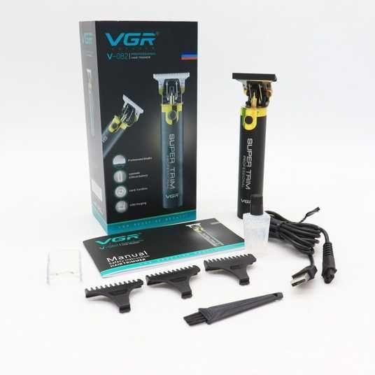 Акумуляторна машинка для стрижки волосся VGR V-082, зарядка від USB, 3 насадки, час роботи 300 хв Одеса - фото 5