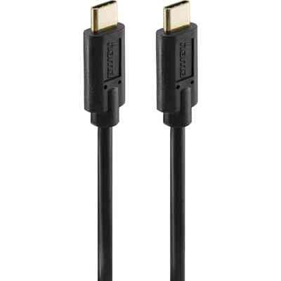 Дата кабель USB-C to USB-C 1.5m Black Hama (00086409) Винница