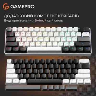 Клавиатура GamePro Genesis Infinity MK130BW Outemu Swithes USB White (MK130BW) Винница