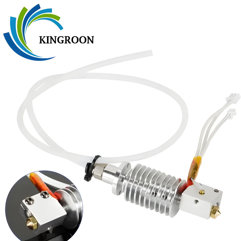 Хотенд KINGROON E3D V5-vyper  с радиатором для 3d принтера Anycubic Vyper плюс носок и 4 сопла Киев - изображение 3