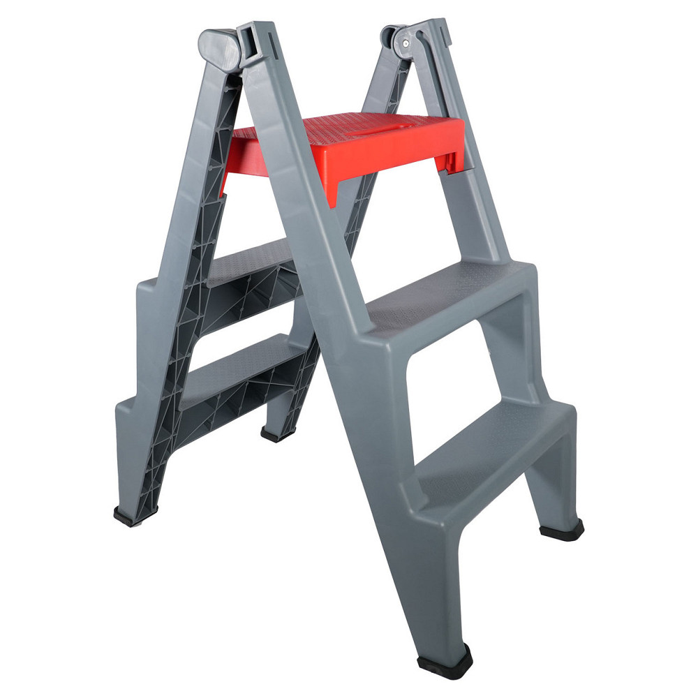Триступінчаста міні драбина до 150кг GI36003 G.I.KRAFT Одеса - фото 1