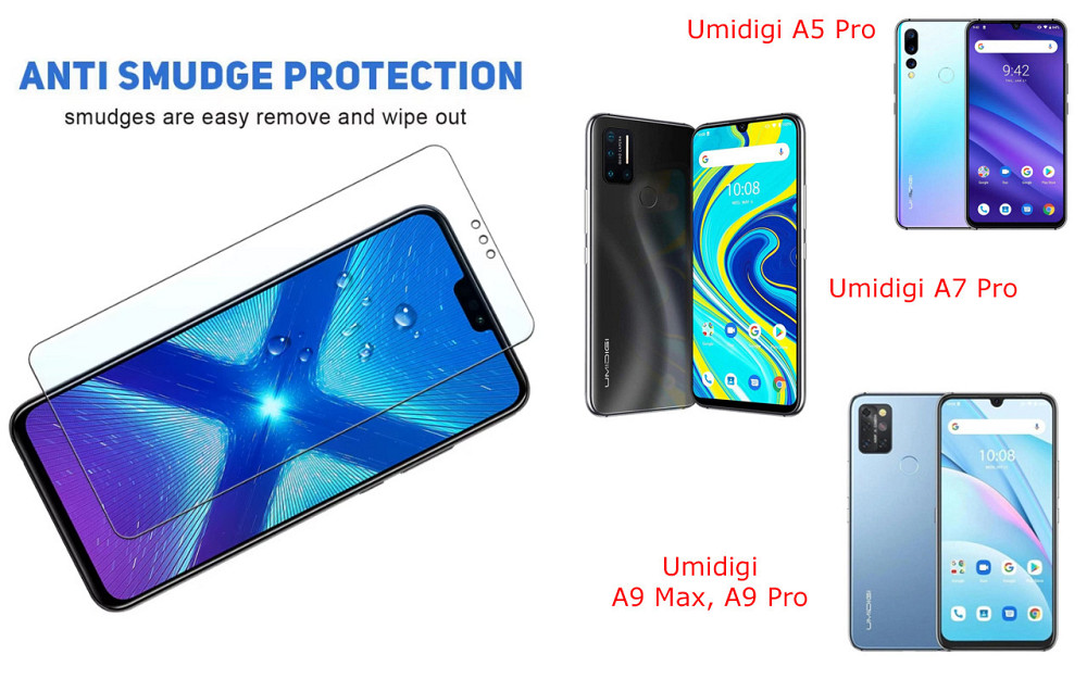 Защитное стекло NeoGlass для Umidigi A5 Pro, A7 Pro, A9 Max, A9 Pro – ультрапрозрачное и устойчивое Киев - изображение 3