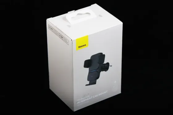 Подставка під телефон на обдунувши з безрів. зарядкою 15Вт і автозатишком Baseus Wisdom Вінниця