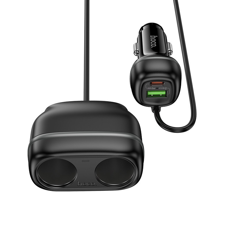 Зарядное устройство для авто HOCO Z59, 48W, 2 порта, черное Киев - изображение 1
