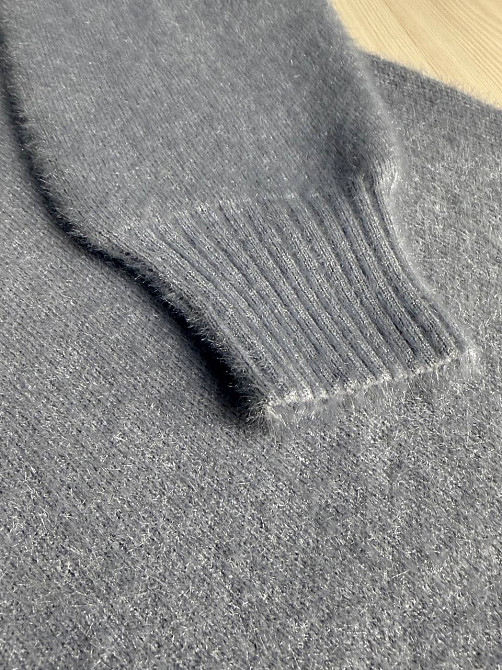 Светр жіночий Fancy Matinee 5977 ангора базовий, сірий, one size Київ - фото 9