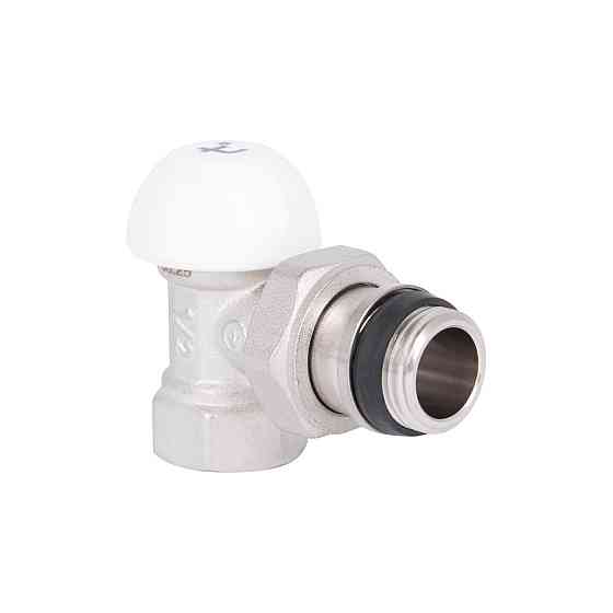 Кран радіаторний Thermo Alliance Standart Powerful 1/2" з антипротіканням кутовий SF233W15 Київ