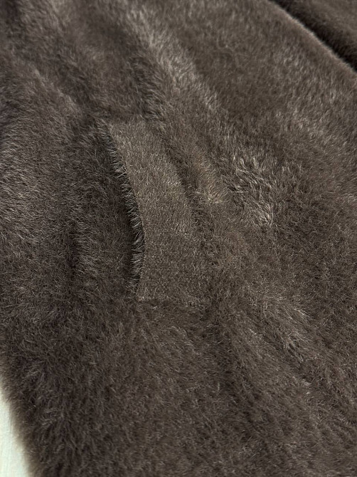 Кардиган жіночий Fancy Matinee 30740 ангора довгий з кишенями, коричневий, one size Київ - фото 20