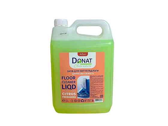 Средство для мытья пола 5л Clean Nature Цитрусовая свежесть (канистра) ТМ DONAT Киев