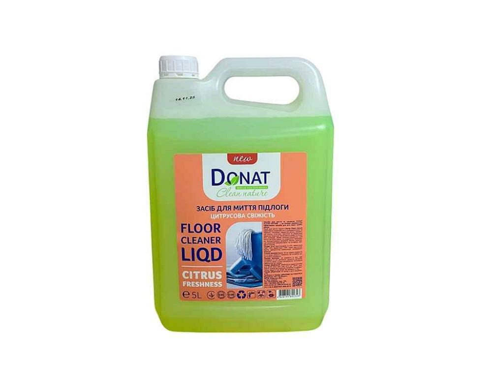 Средство для мытья пола 5л Clean Nature Цитрусовая свежесть (канистра) ТМ DONAT Киев - изображение 1
