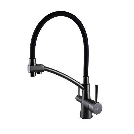 Змішувач для кухні під осмос Globus Lux LAZER GLLR-0700-11-GRAPHITE Луцк