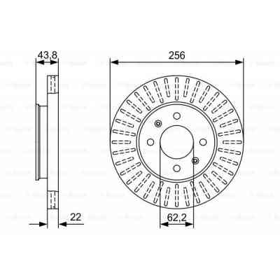 Гальмівний диск Bosch 0 986 479 W05 Вінниця
