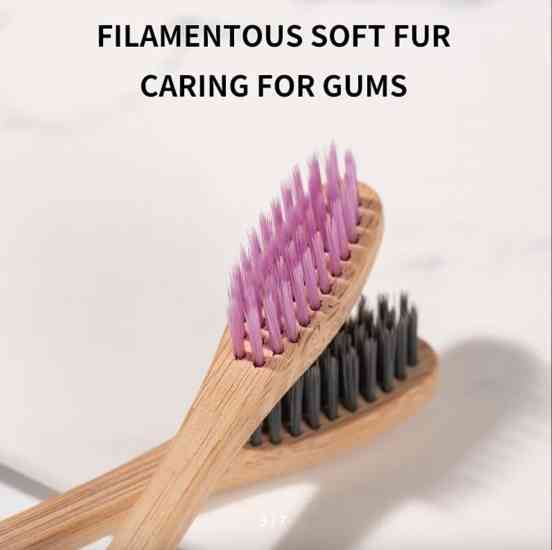 Набір бамбукових зубних щіток 10 шт Вінниця