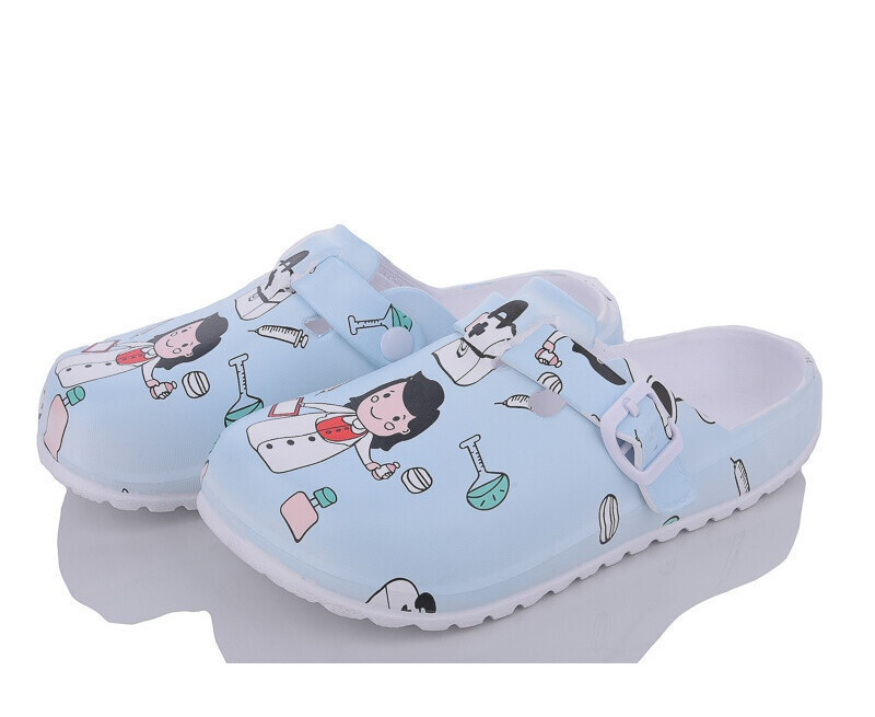 Женские кроксы сабо голубой обувь для врачей и мед работников Одесса - изображение 8