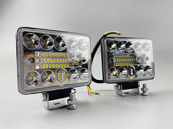 Фара прямокутна 18Led chip 3030 9-80V IP67, автомобільне освітлення Мукачево