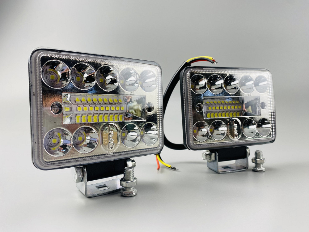 Фара прямокутна 18Led chip 3030 9-80V IP67, автомобільне освітлення Мукачево - фото 4