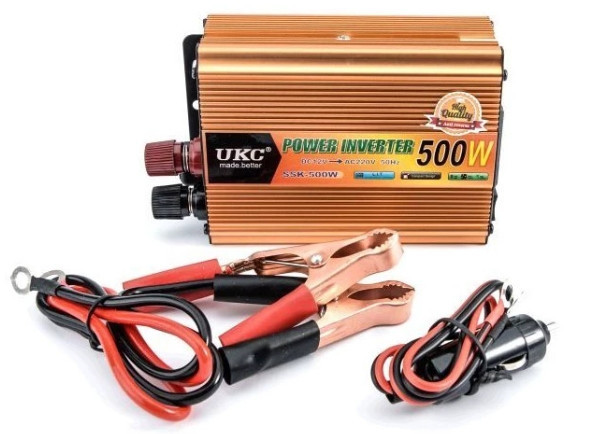 Перетворювач напруги AC/DC UKC SSK-500W/220В + USB Інвертор Київ - фото 5