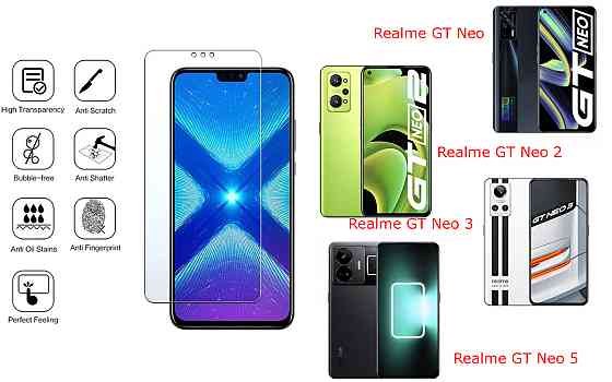 Защитное стекло NeoGlass для Realme GT Neo, GT Neo 2, GT Neo3, GT Neo5 – ультрапрозрачное и устойчивое Киев