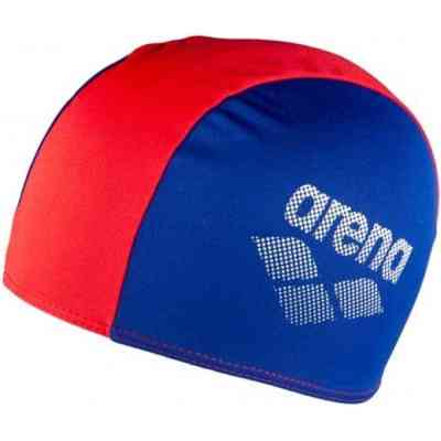 Шапка для плавания Arena Polyester II JR 002468-740 червоний, синій Діт OSFM (3468336217658) Винница