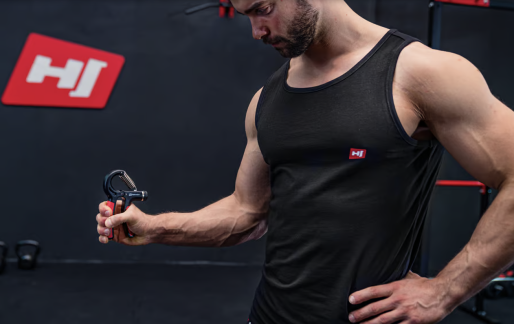 Еспандер регульований Hop-Sport 5-60кгHS-P060HG чорно-червоний Киев - изображение 6