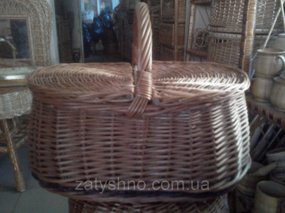 Плетеная корзина пикник овальная Киев - изображение 8