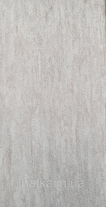 Шпалери вінілові на флізеліні Pera метрові під штукатурку структурні оксамит бежеві Київ - фото 1