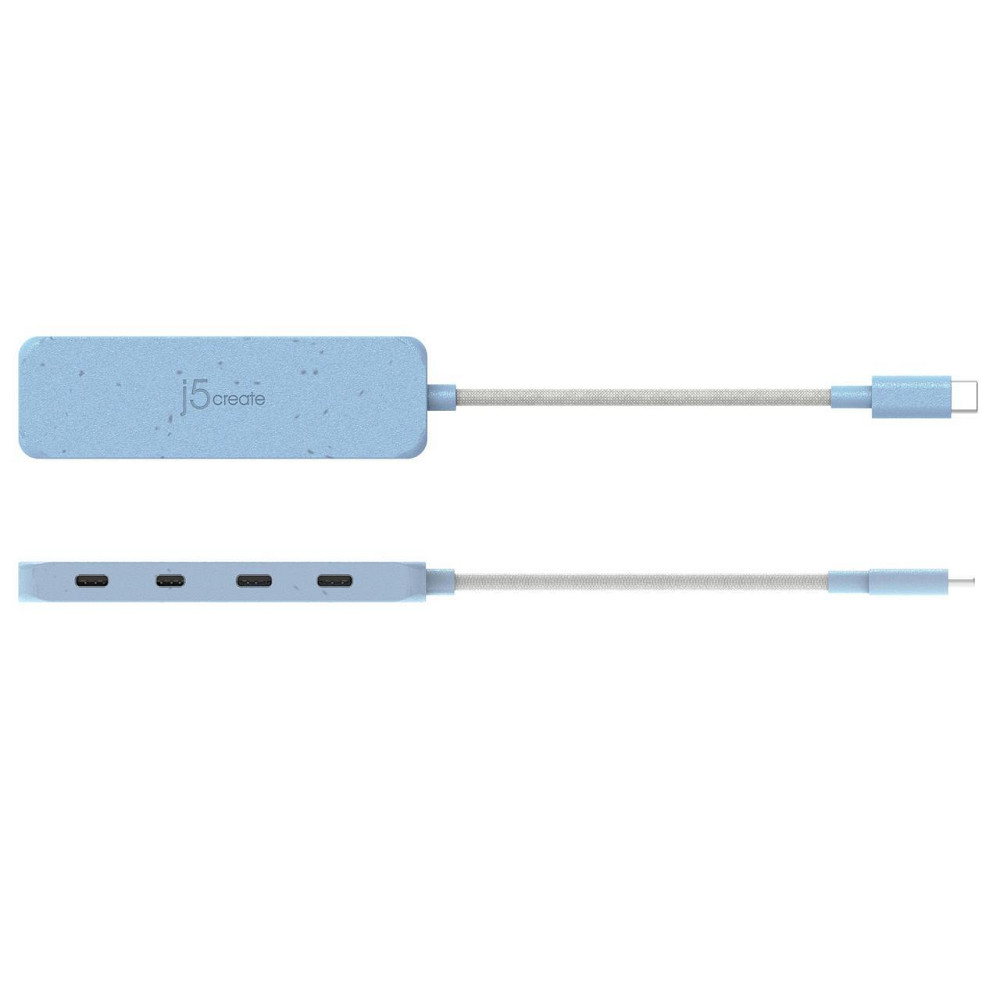 USB-хаб J5create 4 USB-C Cyan (JCH345EC-N) ( 15851 ) Харків - фото 4
