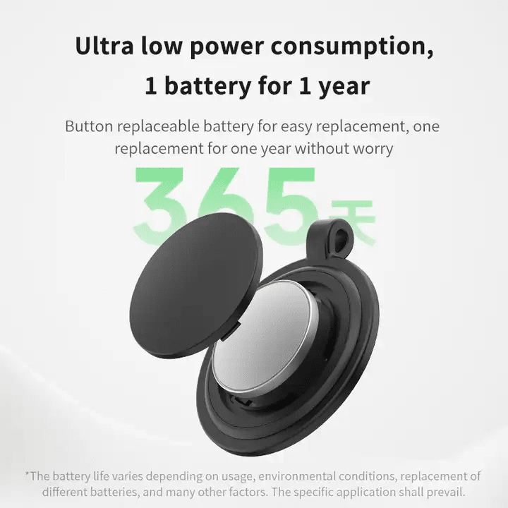 GPS Трекер, FindMy Tag, круглий (Android, Apple) - Білий Київ - фото 2