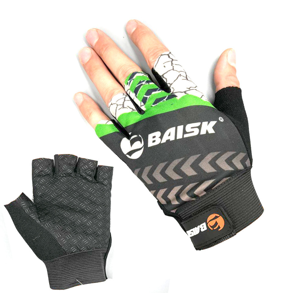 Велосипедные перчатки Baisk BSK-002 one size Зеленый Бровары - изображение 1