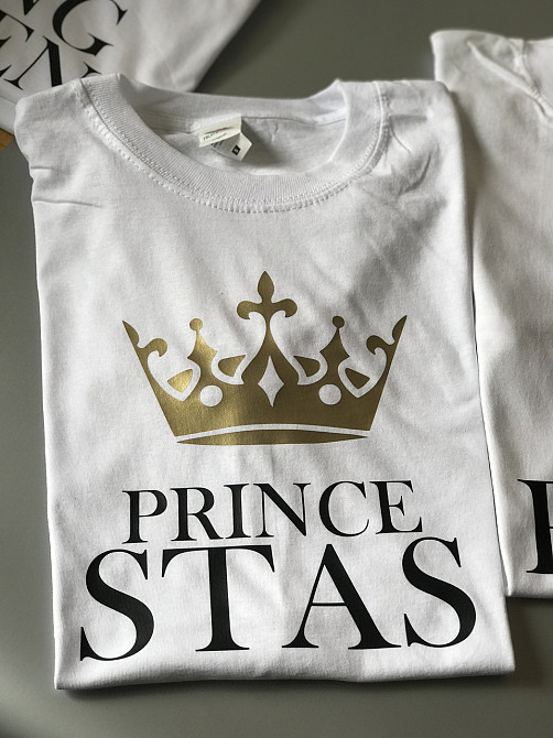 Футболки в стилі Family look для мами, тата та дитини — KING/QUEEN/PRINCE/PRINCESS Чернівці - фото 4