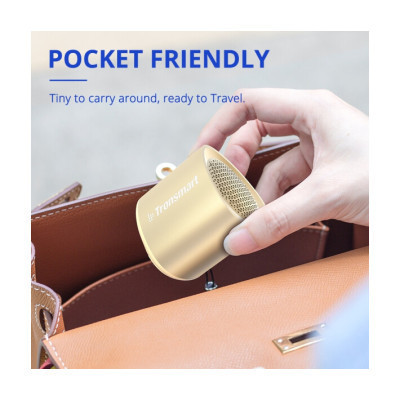 Акустична система Tronsmart Nimo Mini Speaker Gold (985908) Вінниця - фото 2