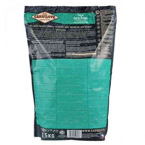 Корм сухой Carnilove Fresh Carp and Trout for Adult dogs для взрослых собак всех пород с карпом и форелью 1,5 кг Киев
