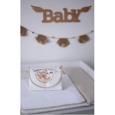 Пеленальный матрасик Верес дорожный Lazy sloth NEW 57х60 см (427.5.1) Винница - изображение 1