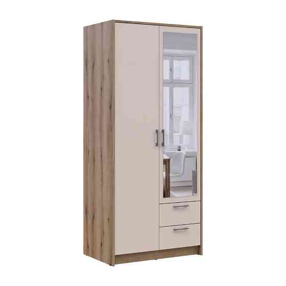 Шкаф для одежды Doros Ронди с зеркалом Дуб Артизан/Кашемир 2ДСП 82х52х195 DRS-011672 (80737807) Днепр