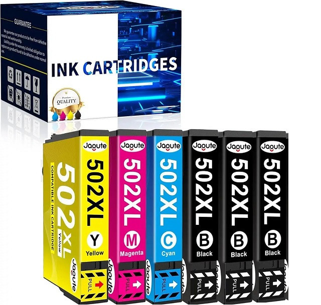 Картриджи Jagute 502XL для принтера Epson 502 совместимых с Epson Workforce WF-2865DWF WF-2860DWF Epson Expression Home XP-5105 Днепр - изображение 1