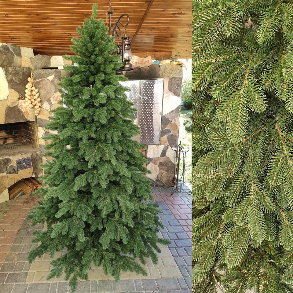 Елка искусственная новогодняя «Литая Элитная» голубая 1.5 / 1.8 / 2.1 / 2.3 / 2.5 м 2.3 Киев - изображение 2