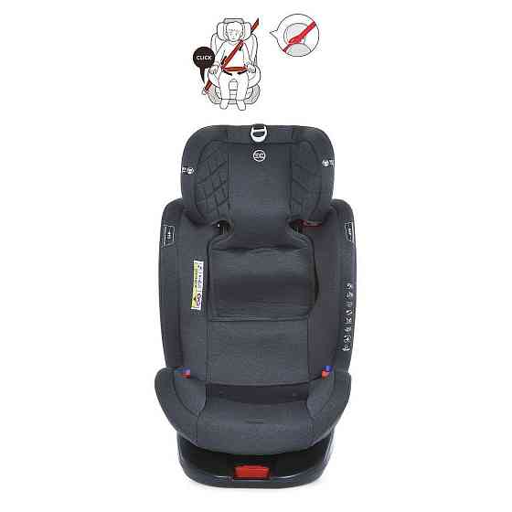 Автокрісло дитяче El Camino EVEREST Light Gray 0-36кг 5-точкові ремені безпеки ISOFIX 360º Світло-сіре (ME 1114 ) Чернігів