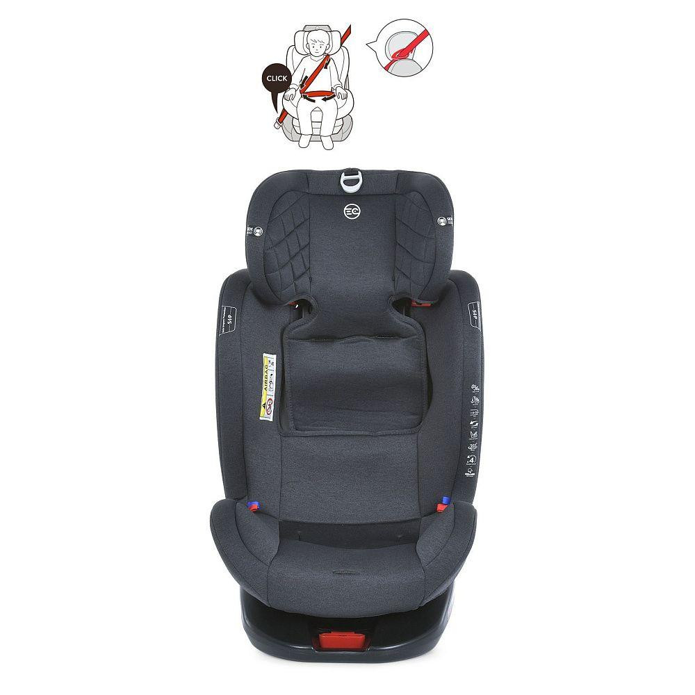 Автокрісло дитяче El Camino EVEREST Light Gray 0-36кг 5-точкові ремені безпеки ISOFIX 360º Світло-сіре (ME 1114 ) Чернігів - фото 4