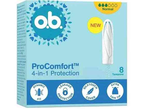 Тампони Procomfort Normal 8шт ТМ O.b. Київ