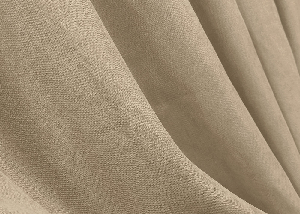 Комплект готовых штор VR-Textil Микровелюр Petek YL № 1800ш Бежевый 140х290 см 2 шт (39-0072) Киев - изображение 6
