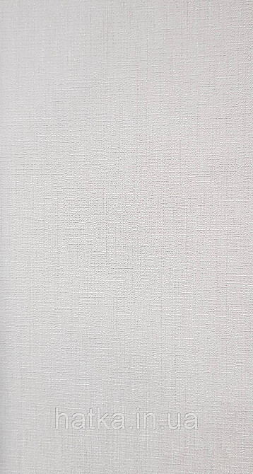 Шпалери вініл на флізеліні гарячого тиснення DU&KA Him 1.06х10 однотонні тонкі смужки білі зі сріблом Київ - фото 1