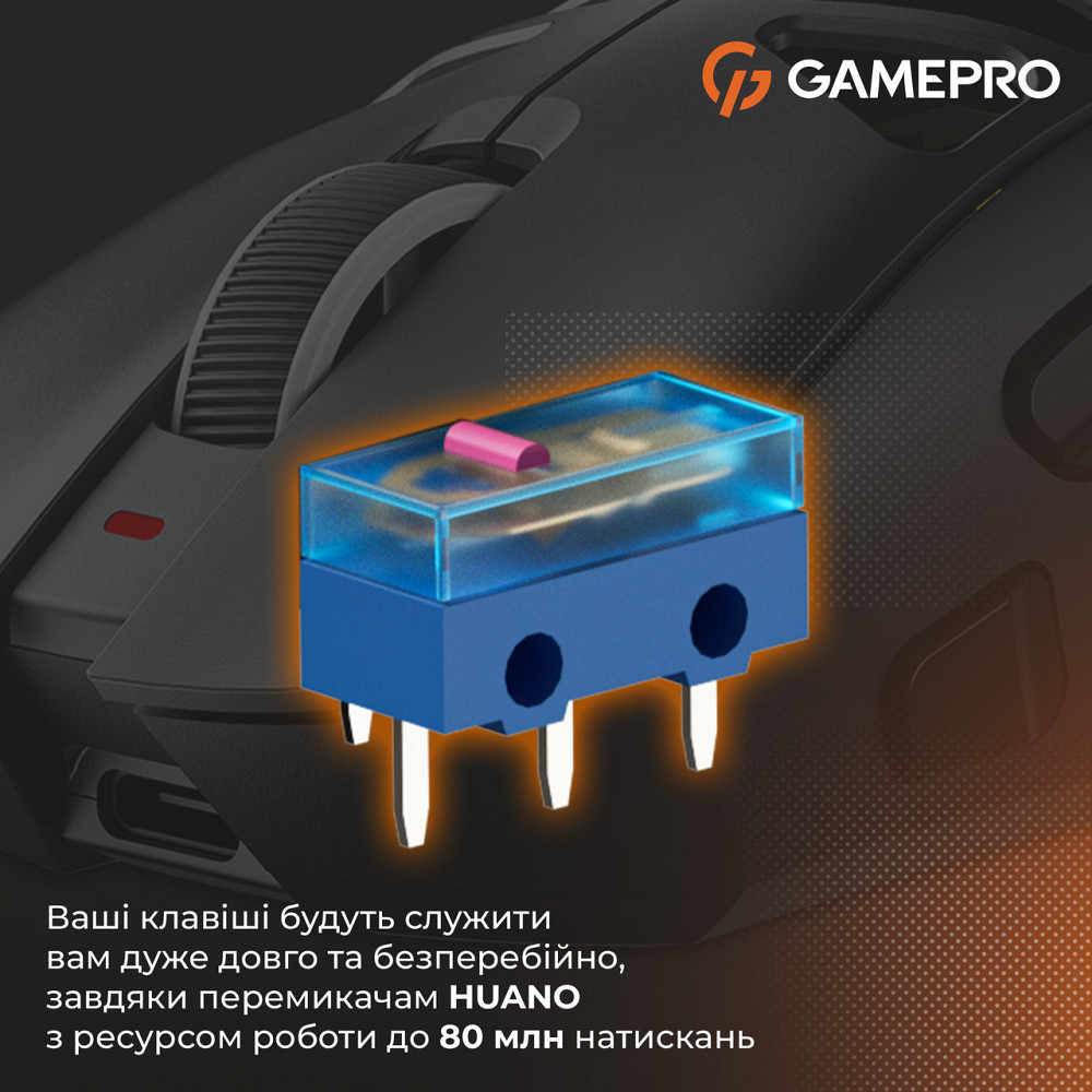 Миша бездротова GamePro Genesis Spider (GM870B) ( 26773 ) Харків - фото 11