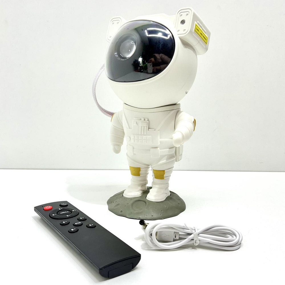 Нічник проектор Космонавт кілька режимів від мережі рухомі елементи пульт 22 см (C 65315) Чернігів - фото 7