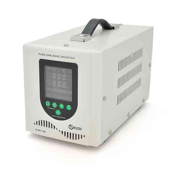 ДБЖ з правильною синусоїдою Europower EP-MPS-1000/12 (700 Вт) 5/10/15/20А, під зовнішню АКБ 12В (AGM/GEL/LFP), Q2 (350*230*190) Київ